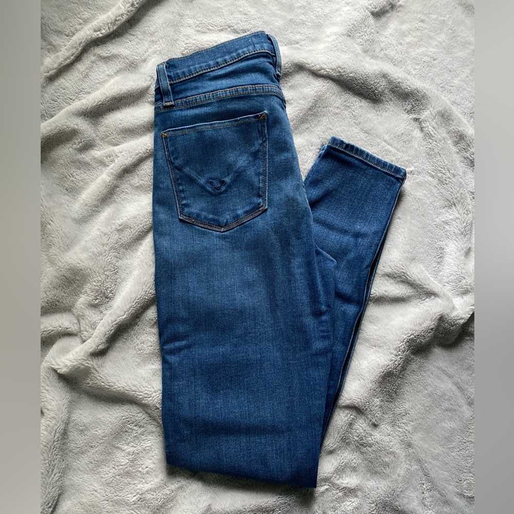 Hudson - Medium Wash, Barbara Super Skinny Jeans - Size 27